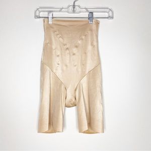 Soma Thigh Slimmer Shorts Beige Shape Wear Size M